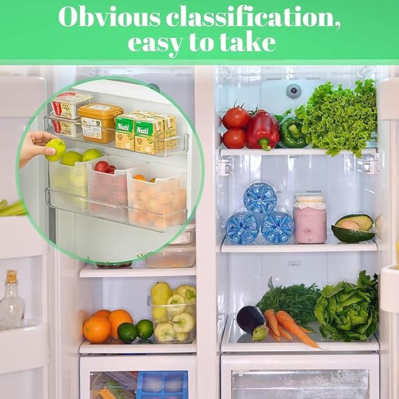 Premium Fridge Storage Containers – 1000 ml (Pack of 6) |