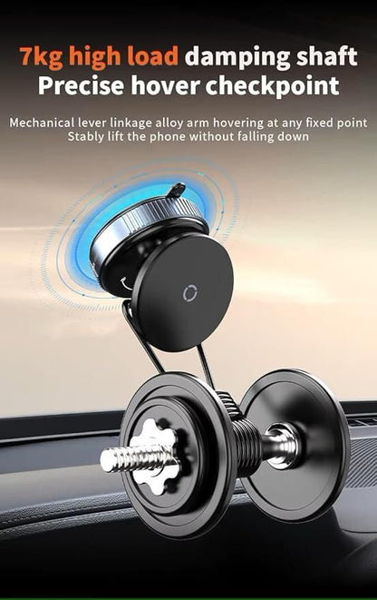 Strong Magnetic Car Phone Holder – One Hand Operation
