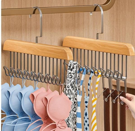 Multifunctional Wooden Hanger