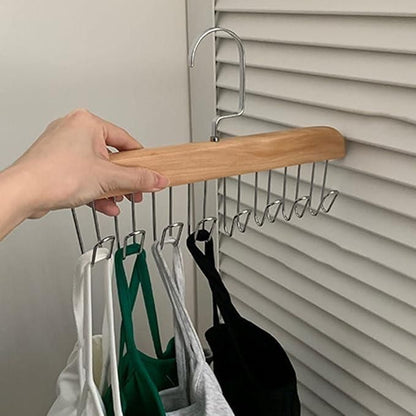 Multifunctional Wooden Hanger