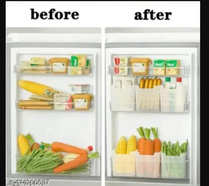 Premium Fridge Storage Containers – 1000 ml (Pack of 6) |