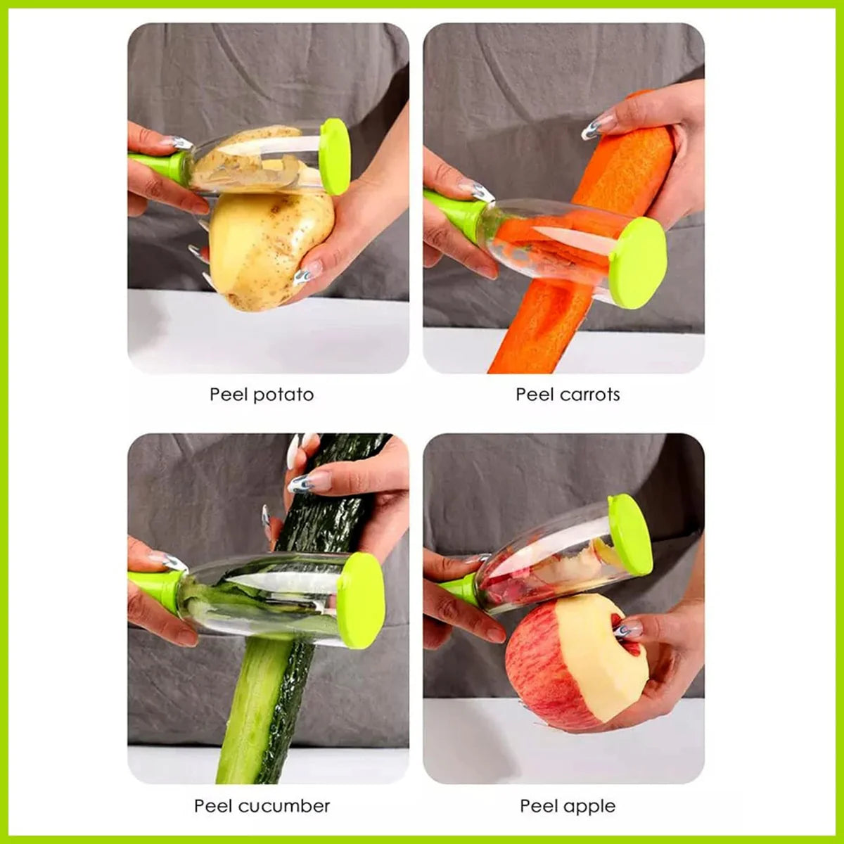 Smart Multifunctional Vegetable & Fruit Peeler for Kitchen