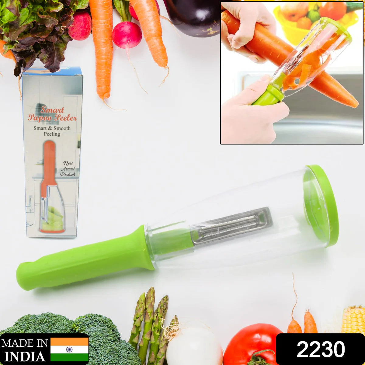 Smart Multifunctional Vegetable & Fruit Peeler for Kitchen